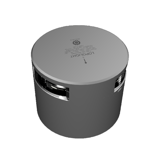 5nm 225° White, masthead, silver anodized 5nm 225° White, masthead, silver anodized